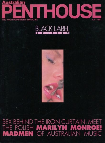 Australian Penthouse – July 1987 Black Label Cover