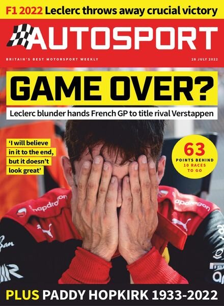 Autosport – 28 July 2022 Cover