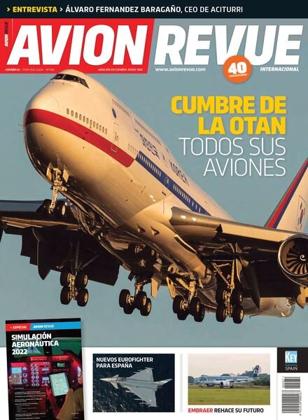 Avion Revue Internacional – julio 2022 Cover