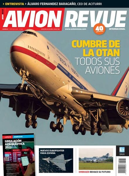 Avion Revue Internacional – Numero 482 2022 Cover
