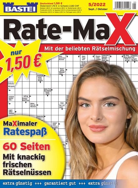 Bastei Rate-Max – August 2022 Cover