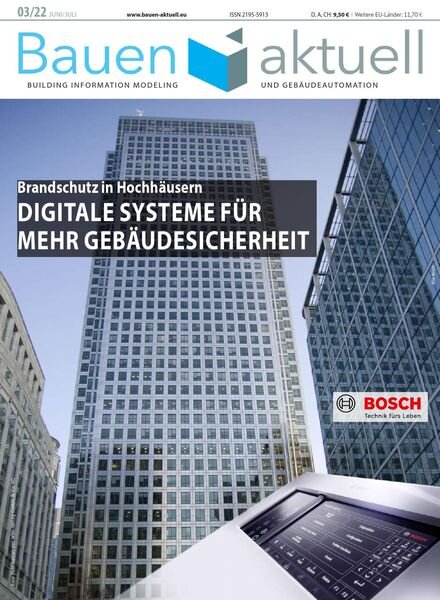 Bauen Aktuell – Juni-Juli 2022 Cover