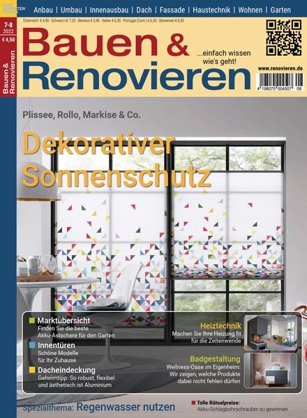 Bauen & Renovieren – Juli-August 2022 Cover