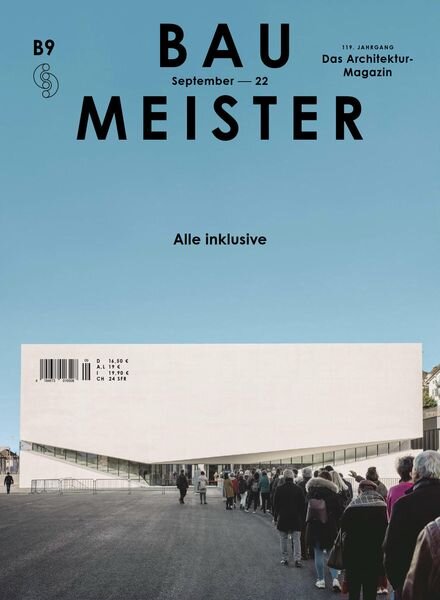 Baumeister – September 2022 Cover