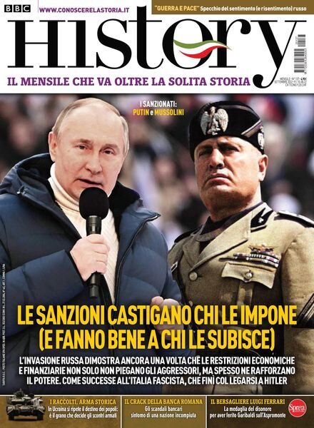 BBC History Italia – settembre 2022 Cover