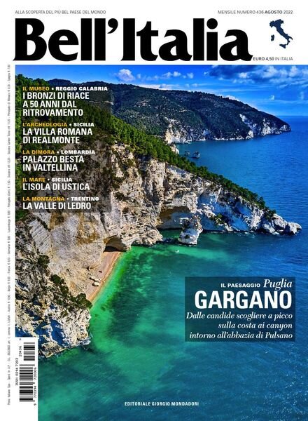Bell’Italia – Agosto 2022 Cover