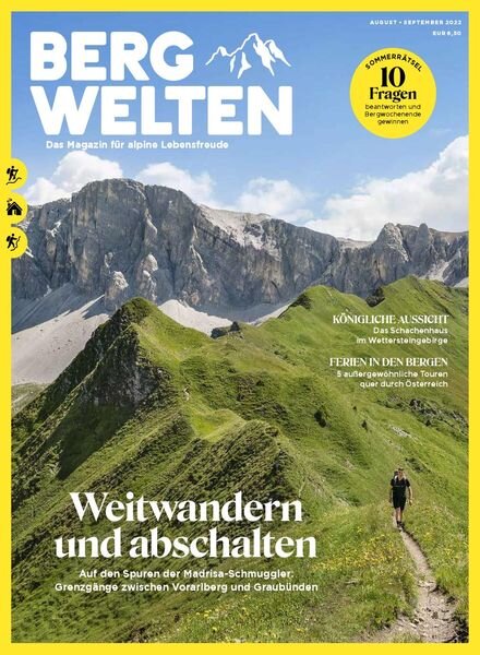 Bergwelten Germany – August-September 2022 Cover
