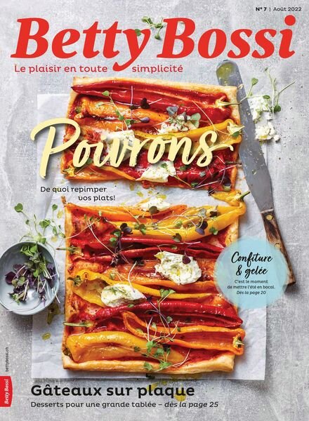 Betty Bossi edition francaise – aout 2022 Cover