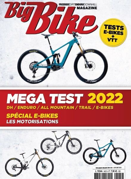 Big Bike Magazine – 01 juillet 2022 Cover