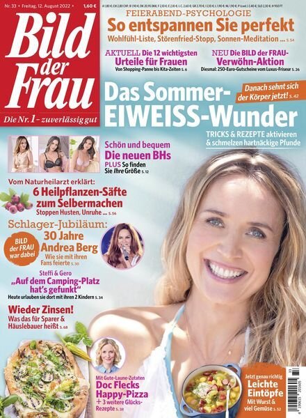 Bild der Frau – 12 August 2022 Cover