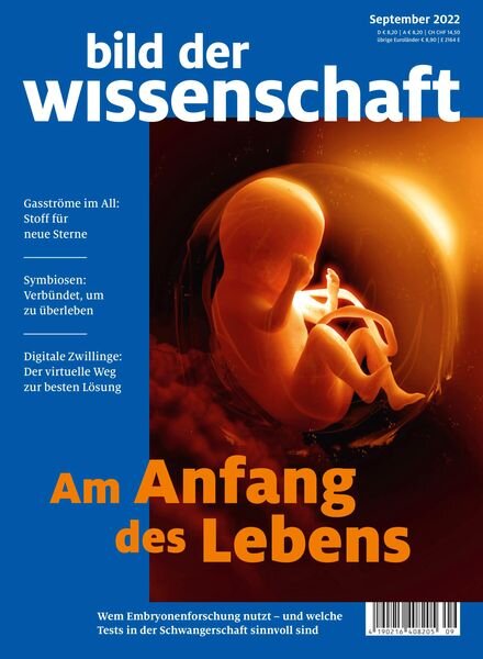 Bild der Wissenschaft – September 2022 Cover
