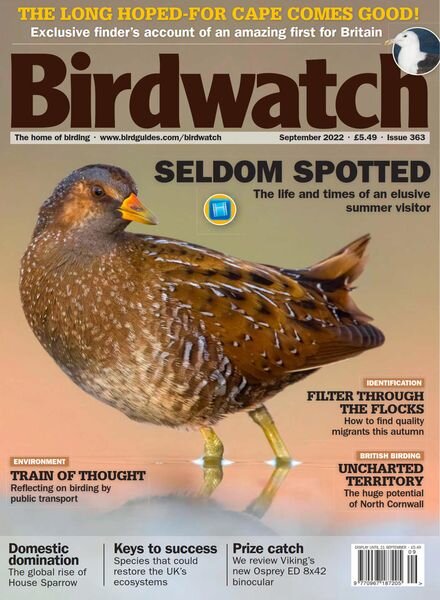 Birdwatch UK – Issue 363 – September 2022 Cover
