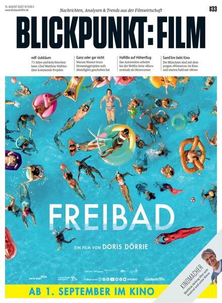 Blickpunkt Film – 15 August 2022 Cover