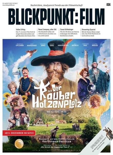 Blickpunkt Film – 22 August 2022 Cover