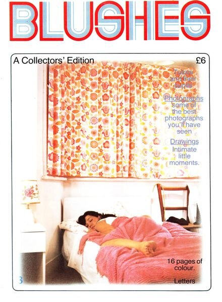 Blushes – n. 3 Novembre 1984 Cover