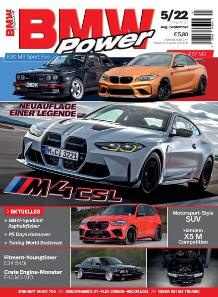 BMW Power – Juli 2022 Cover