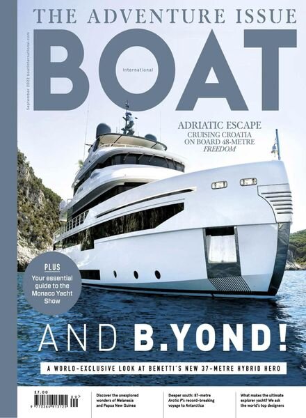 Boat International – September 2022 Cover