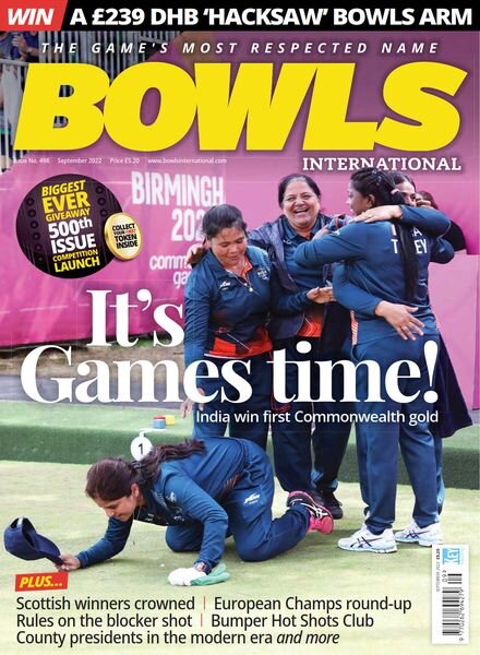 Bowls International – Issue 498 – September 2022 Cover