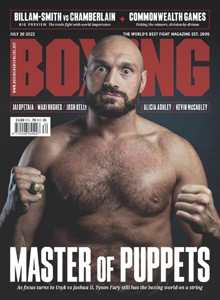 Boxing News – July 28 2022 Cover