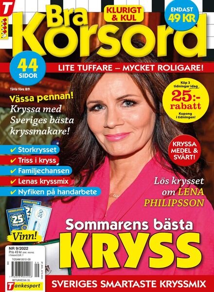 Bra Korsord – 28 juli 2022 Cover