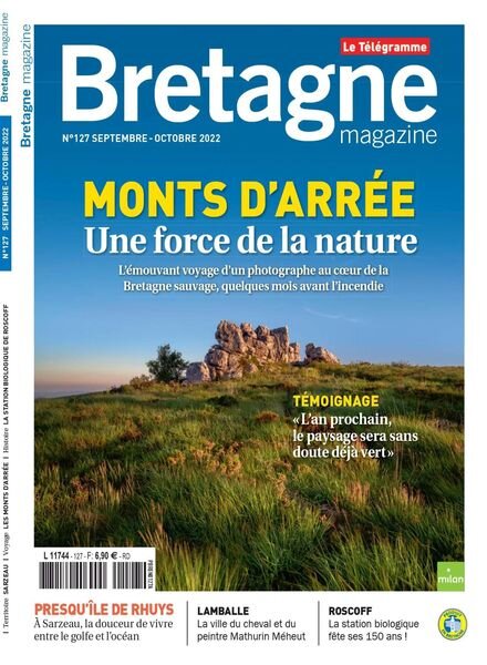 Bretagne Magazine – aout 2022 Cover