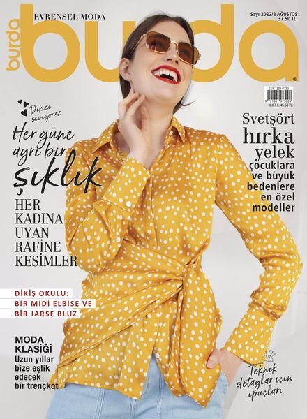 Burda Turkiye – Agustos 2022 Cover