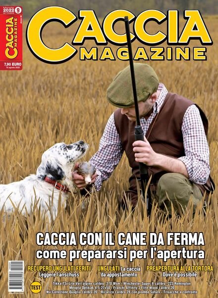 Caccia Magazine – settembre 2022 Cover
