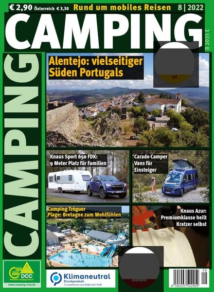 Camping Germany – August 2022 Cover