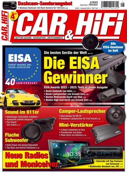 Car & Hifi – Oktober 2022 Cover