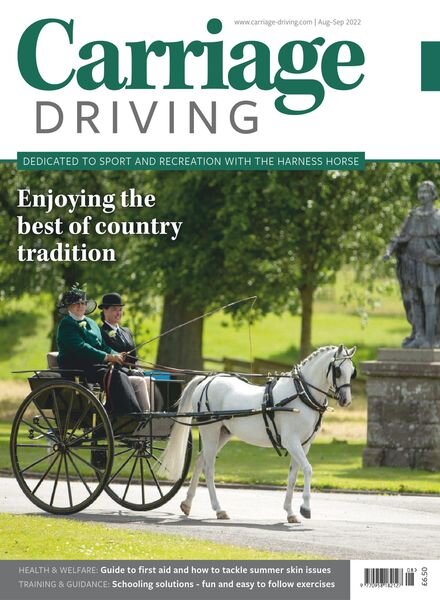 Carriage Driving – August 2022 Cover