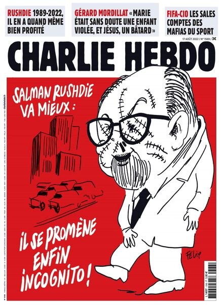 Charlie Hebdo – 17 Aout 2022 Cover