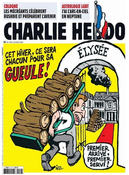 Charlie Hebdo – 24 Aout 2022 Cover