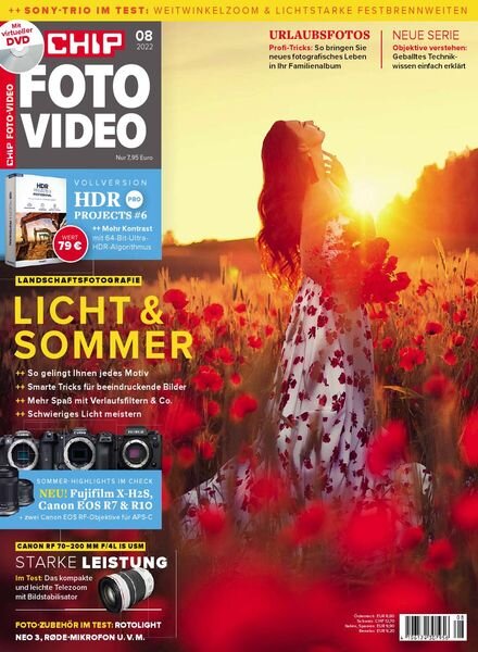 Chip Foto Video Germany – August 2022 Cover