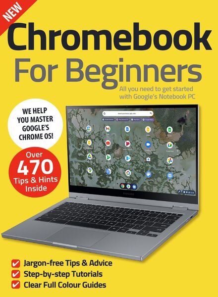 Chromebook For Beginners – July 2022 Cover