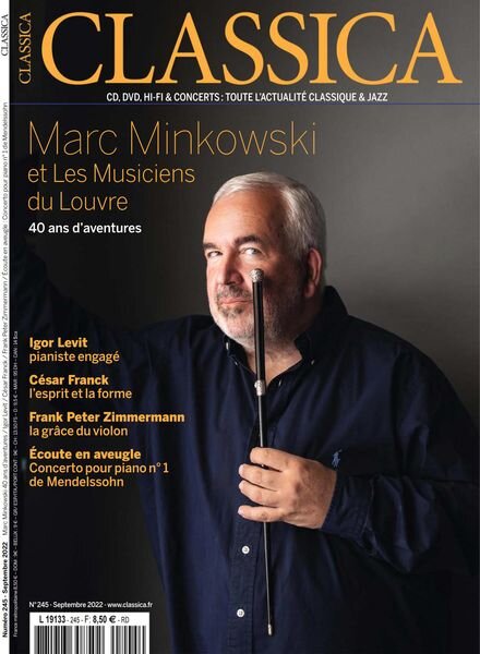 Classica – septembre 2022 Cover
