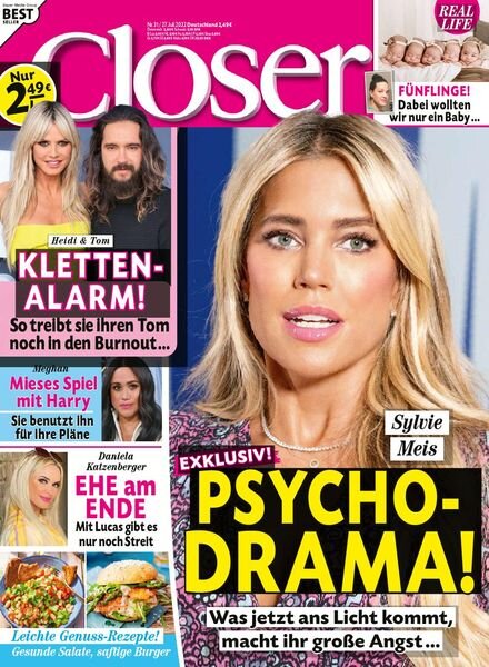Closer Germany – 27 Juli 2022 Cover