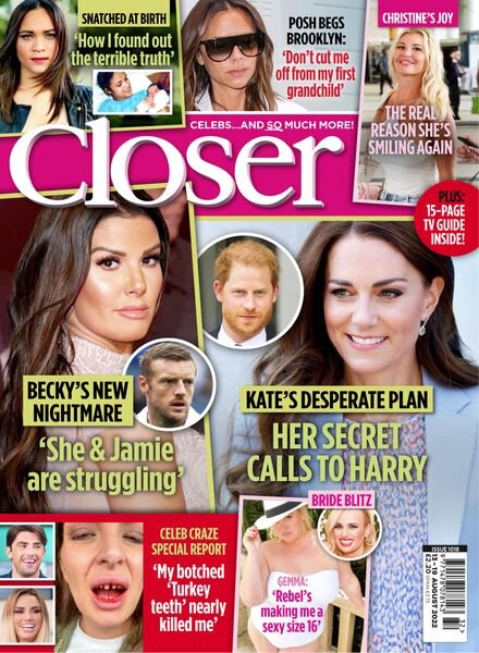 Closer UK – 17 August 2022 Cover