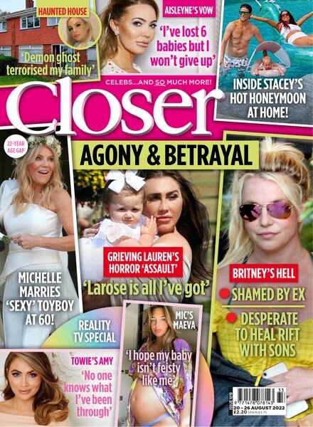 Closer UK – 24 August 2022 Cover