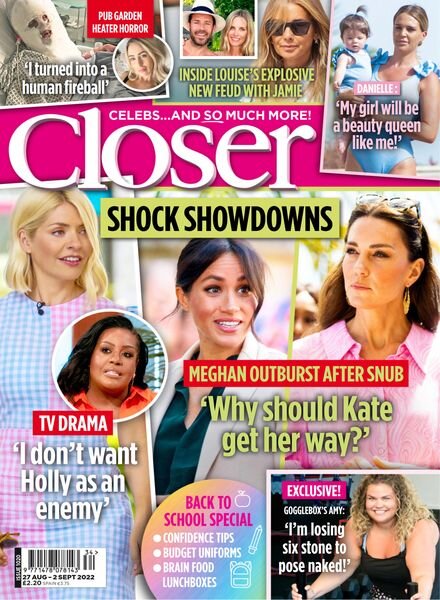 Closer UK – 31 August 2022 Cover