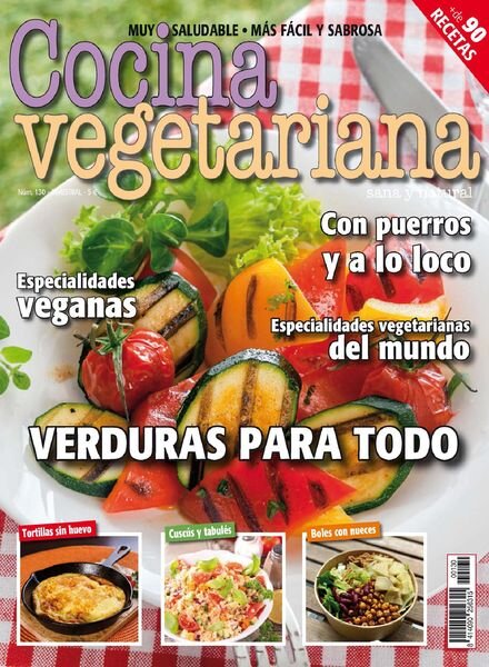 Cocina Vegetariana – agosto 2022 Cover