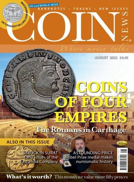 Coin News – August 2022 Cover