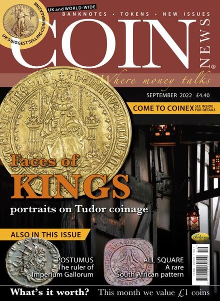 Coin News – September 2022 Cover