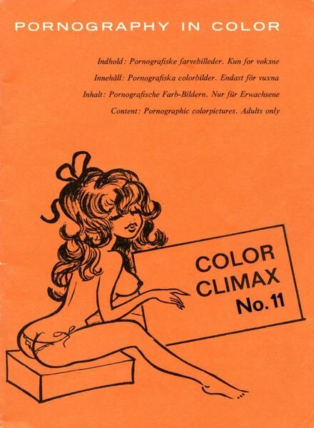 Color Climax – n. 11 March 1969 Cover