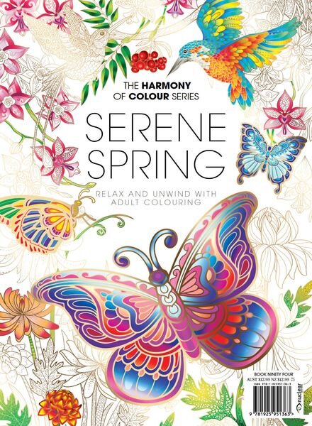 Colouring Book Serene Spring – August 2022 Cover