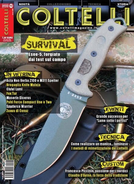 Coltelli – Agosto-Settembre-Ottobre 2022 Cover