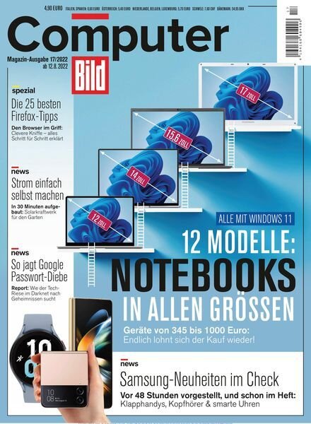Computer Bild Germany – 12 August 2022 Cover