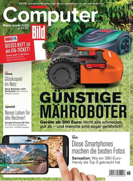 Computer Bild Germany – 26 August 2022 Cover