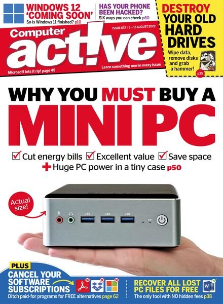 Computeractive – 03 August 2022 Cover