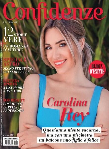 Confidenze – 02 agosto 2022 Cover