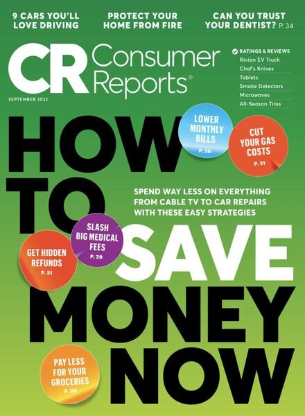 Consumer Reports – September 2022 Cover